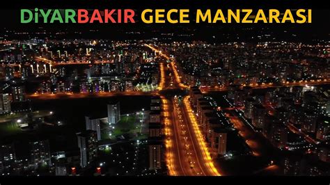 Diyarbakır gece manzarası